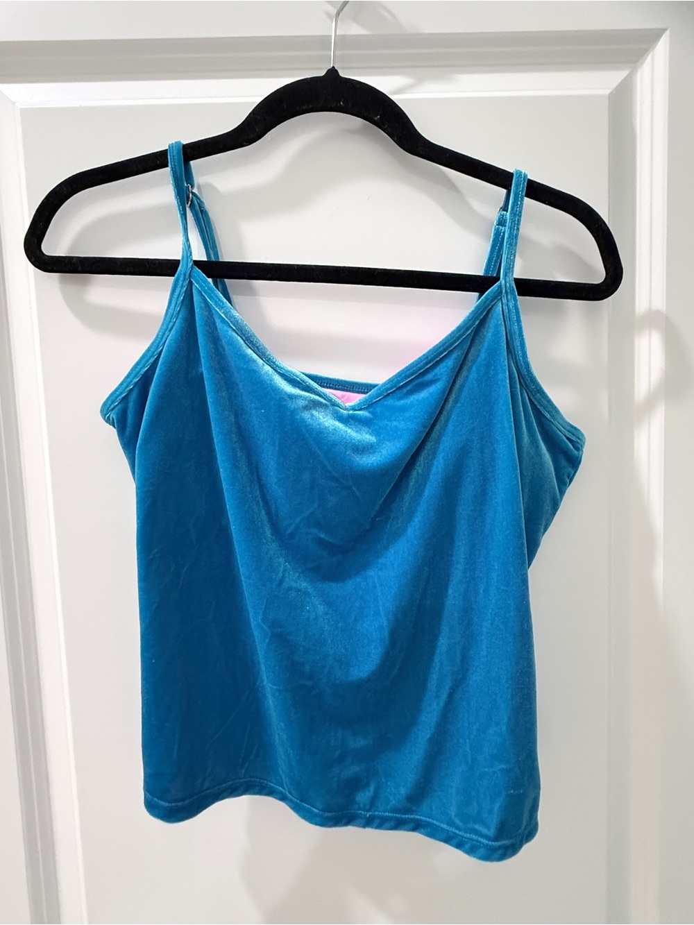 Lilly Pulitzer Teal Velvet Camisole